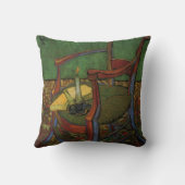 Paul Gauguin's Armchair by Vincent vanゴッホ クッション (裏面)