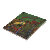 Paul Gauguin's Armchair by Vincent vanゴッホ タイル (側面)