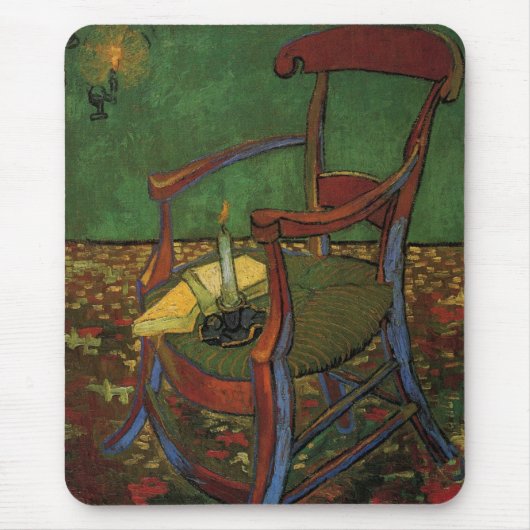 Paul Gauguin's Armchair by Vincent van Gogh マウスパッド (正面)