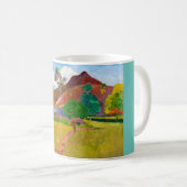 Paul Gauguin's Tahitian Landscape有名絵画な コーヒーマグカップ (正面右)