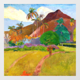 Paul Gauguin's Tahitian Landscape有名絵画な フロアシール