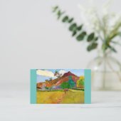 Paul Gauguin's Tahitian Landscape有名絵画な 名刺 (スタンド正面)