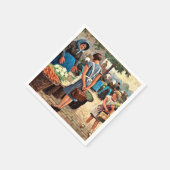 Paul-Gustave Fischer – 市場 スタンダードカクテルナプキン (角)