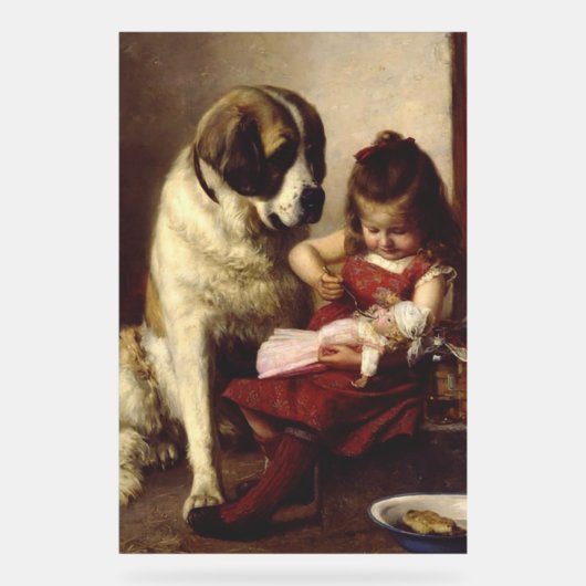 Paul Hermann Wagner: Best Friends Victorian Art アクリルサイン (正面)
