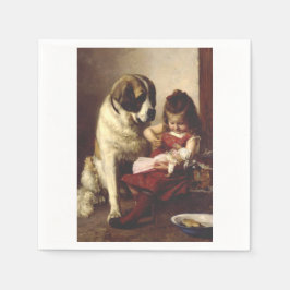 Paul Hermann Wagner: Best Friends Victorian Art スタンダードカクテルナプキン