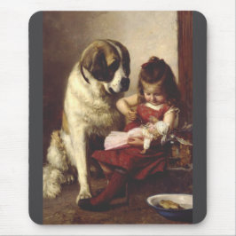 Paul Hermann Wagner: Best Friends Victorian Art マウスパッド