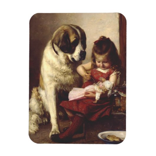 Paul Hermann Wagner: Best Friends Victorian Art マグネット (縦)