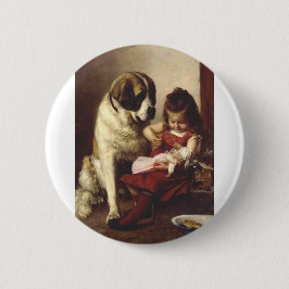 Paul Hermann Wagner: Best Friends Victorian Art 缶バッジ