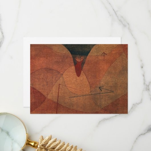 Paul Kleeによるアヴィア進化 サンキューカード (正面/裏面インサイチュ)