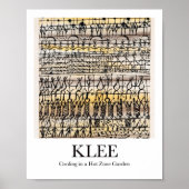 Paul Kleeによるホットゾーンガーデンでの冷却 ポスター (正面)