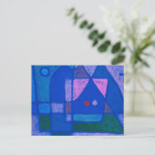 Paul Kleeによるヴェネツィアの小さな部屋、抽象芸術・アート ポストカード (スタンド正面)