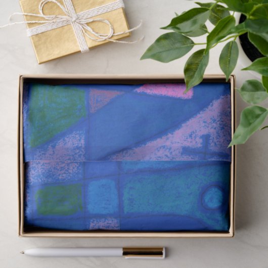 Paul Kleeによるヴェネツィアの小さな部屋、抽象芸術・アート 薄葉紙 (ギフト)