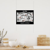 Paul Kleeによる囲いの中の動物 ポスター (キッチン)