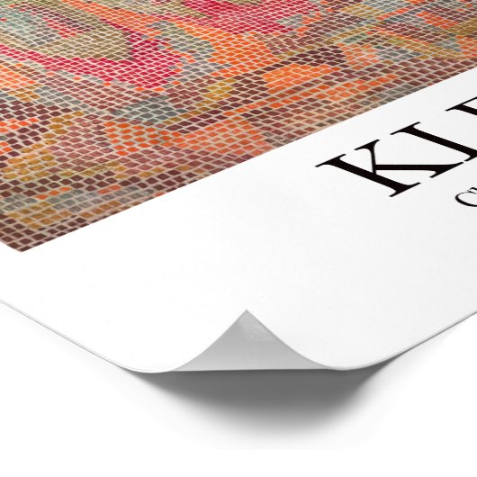 Paul Kleeによる海の崖 ポスター (角)