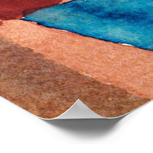 Paul Kleeによる無題 ポスター (角)