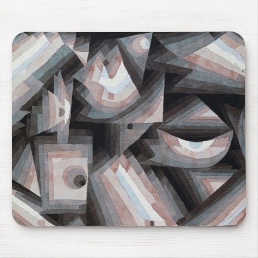Paul kleeによる結晶階調（1921年） マウスパッド (正面)