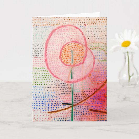 Paul Kleeによる開花(1934) -抽象芸術・アート カード (小さな植物)