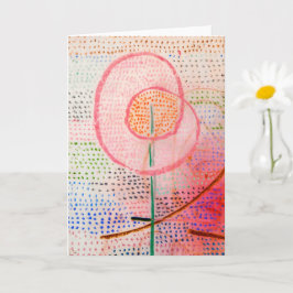 Paul Kleeによる開花(1934) -抽象芸術・アート カード