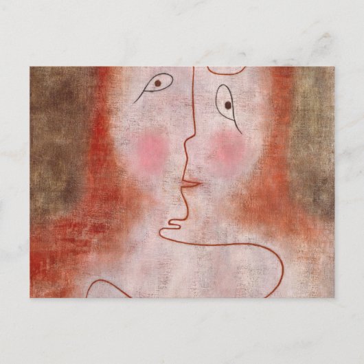 Paul Kleeによる魔法鏡 ポストカード (正面)