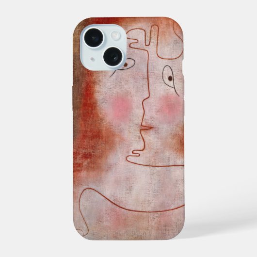 Paul Kleeによる魔法鏡 iPhone 15ケース (裏面)