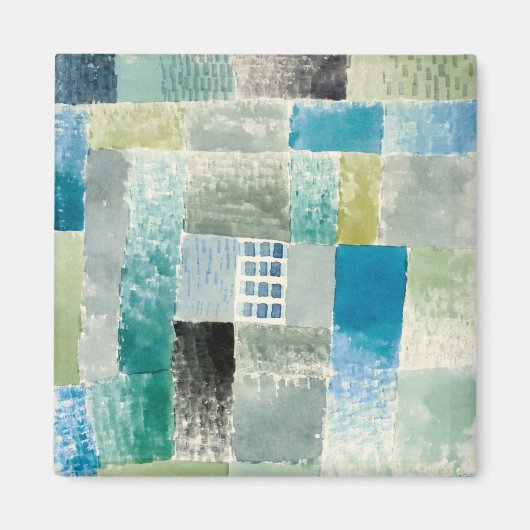 Paul Kleeの入植地絵画の最初の家 マグネット (正面)