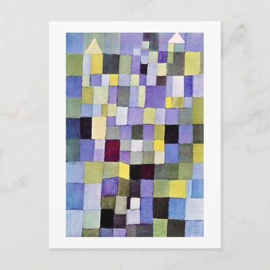 Paul Kleeアーキテクチャ ポストカード (正面)