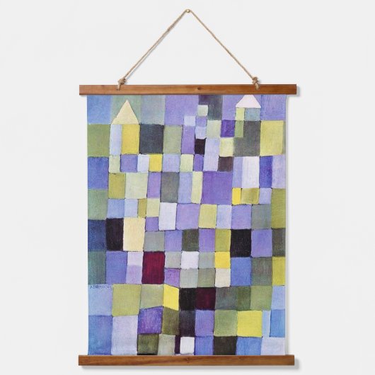 Paul Kleeアーキテクチャ 吊り下げ型タペストリー (正面)