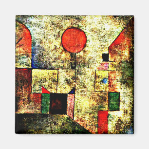 Paul Kleeアート:赤い風船 マグネット