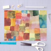 Paul Klee氏によるタイトルなし抽象芸術・アートの切り離し 薄葉紙 (クラフト)