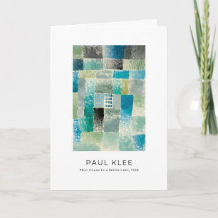 Paul Klee氏、カラフルモダン抽象芸術 カード