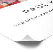 Paul Klee氏、カラフルモダン抽象芸術 フォトプリント (角)