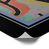 Paul Klee著「Park Bei Lu」 ポスター (角)