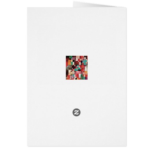 Paul Klee、エレガント抽象芸術モダンファインアートカード (裏面)