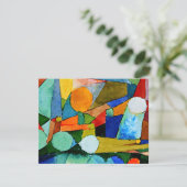 Paul Klee:カラーシェイプ抽象芸術アート カード (スタンド正面)