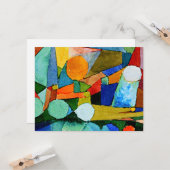 Paul Klee:カラーシェイプ抽象芸術アート カード (正面/裏面インサイチュ)