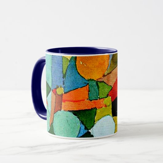 Paul Klee:カラーシェイプ抽象芸術アート マグカップ (正面左)