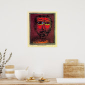 Paul Klee – バンディットの頭 ポスター (キッチン)