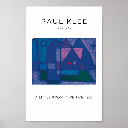 Paul Klee, モダン カラフル抽象芸術・アート ポスター (正面)