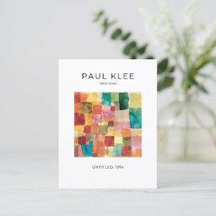 Paul Klee, モダン カラフル抽象芸術 ポストカード