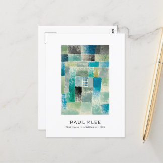 Paul Klee, モダン カラフル抽象芸術 ポストカード