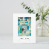 Paul Klee, モダン カラフル抽象芸術 ポストカード (スタンド正面)