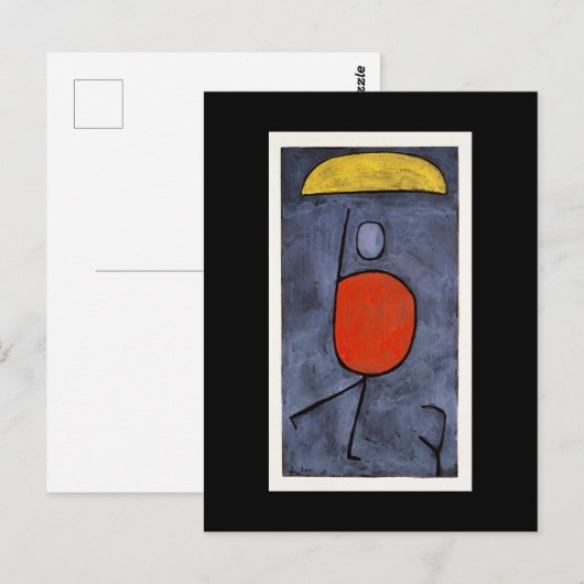 Paul Klee – 傘つき ポストカード (正面/裏面)