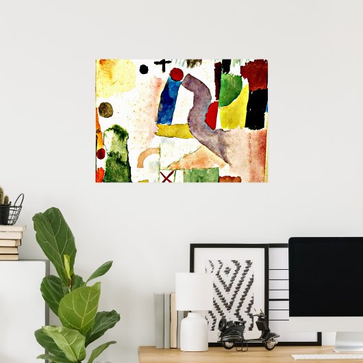 Paul Klee – 哀れな水の色 ポスター (ホームオフィス)