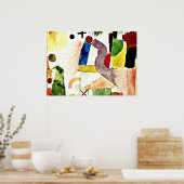 Paul Klee – 哀れな水の色 ポスター (キッチン)