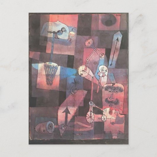 Paul Klee – 多様な変態の分析 ポストカード (正面)