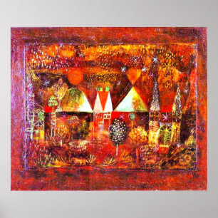 Paul Klee – 夜の祭り、有名絵画な ポスター