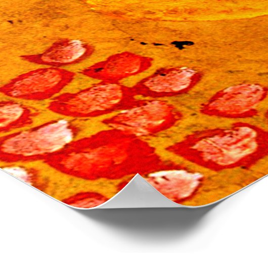 Paul Klee – 暑い中の庭 ポスター (角)