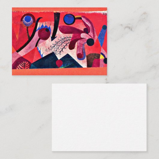 Paul Klee – 有毒な果実 ノートカード (正面/裏面)