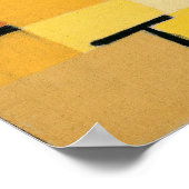 Paul Klee – 黄色のシンボルや象徴 ポスター (角)