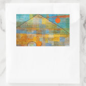 Paul Klee Ad Parnassumスタンプ 長方形シール (バッグ)